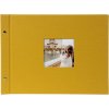 Goldbuch schroefdekselalbum Bella Vista mosterd 39x31 cm 40 witte paginas