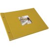 Goldbuch schroefdekselalbum Bella Vista mosterd 39x31 cm 40 witte paginas