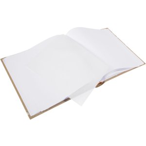 Goldbuch Jumbo fotoalbums Kraft Art 30x31 cm 100 witte paginas