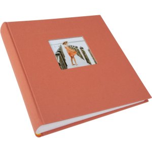 Goldbuch Jumbo fotoalbum Bella Vista zalm 30x31 cm 100 witte paginas linnen