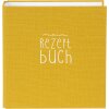 Goldbuch receptenmap Bella Vista mosterd 21x24 cm linnen ringmechaniek