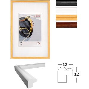 Walther houten lijst Select 15x20 cm zwart kunstglas