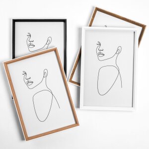 Walther houten lijst Silhouette 30x40 cm zwart