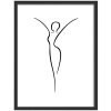 Walther houten lijst Silhouette 30x40 cm zwart