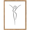 Walther houten lijst Silhouette 30x40 cm naturel