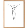 Walther houten lijst Silhouette 30x40 cm beuken