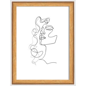 Walther houten lijst Silhouette 13x18 cm naturel MDF...