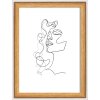 Walther houten lijst Silhouette 13x18 cm naturel MDF profiel helder glas displaystandaard