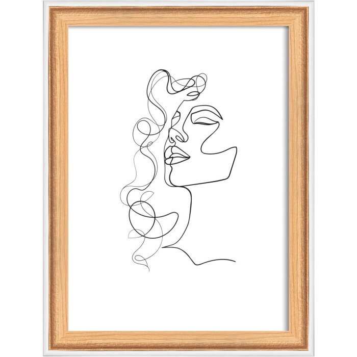 Walther houten lijst Silhouette 13x18 cm beuken helder MDF staander liggend formaat
