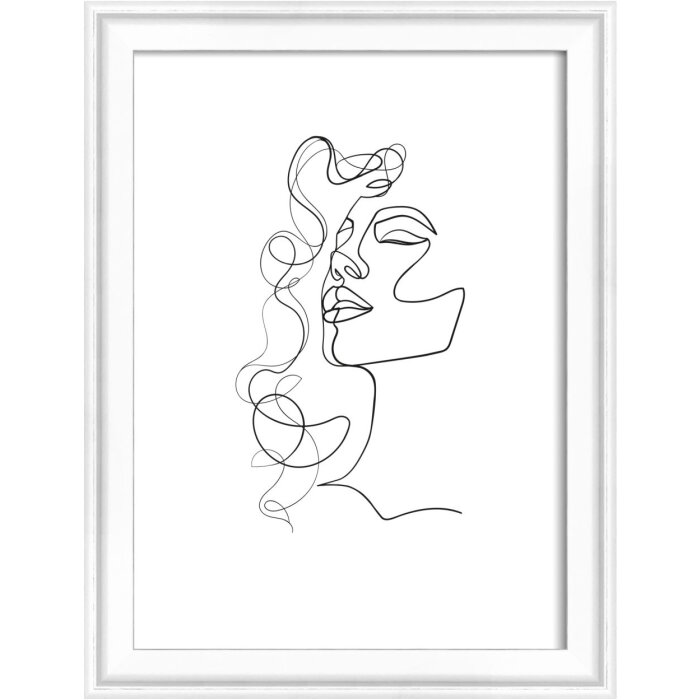 Walther houten lijst Silhouette 13x18 cm wit