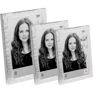 Walther aluminium fotolijst Mirja 10x15 cm tot 15x20 cm zilver glanzend