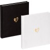 Walther linnen fotoalbum Emotion 20x20 cm 40 witte paginas