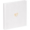 Walther linnen fotoalbum Emotion 20x20 cm 40 witte paginas