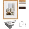 Walther fotolijst Hygge MDF met zilveren binnenrand helder glas diverse kleuren kleuren