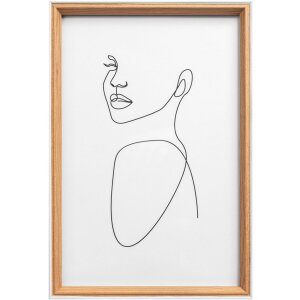 Walther houten lijst Silhouet MDF hout 10x15 cm tot 30x40 cm helder glas ruit