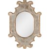 Clayre & Eef 52S292 Spiegel Beige Grijs Goudkleurig 51x3x75 cm