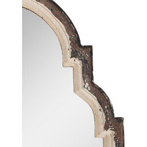 Clayre & Eef 52S300 Wandspiegel Bruin Beige 63x4x91 cm