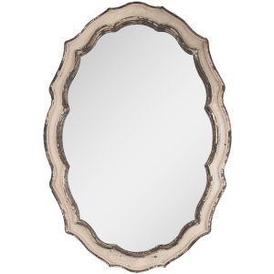 Clayre & Eef 52S303 Wandspiegel Beige, Bruin 52x3x75 cm