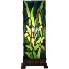 LumiLamp 5LL-6310 Tiffany tafellamp groen 18x18x45 cm E27-max 1x60W