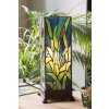 LumiLamp 5LL-6310 Tiffany tafellamp groen 18x18x45 cm E27-max 1x60W