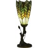 LumiLamp 5LL-6337 Tiffany tafellamp groen Ø 15x42 cm E14 max 25W