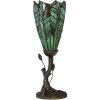 LumiLamp 5LL-6337 Tiffany tafellamp groen Ø 15x42 cm E14 max 25W