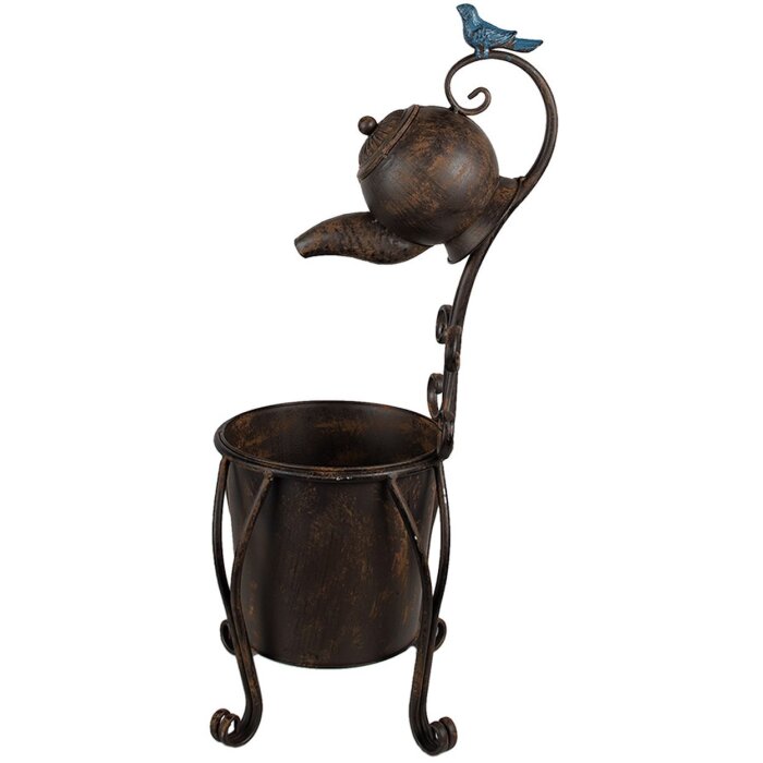 Clayre & Eef 5Y1160 Plantenhouder Bruin 24x22x62 cm