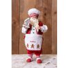 Clayre & Eef 65227 Kerstman Decoratie Rood Landelijke Stijl 16x8x28 cm