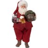 Clayre & Eef 65232 kerstdecoratie kerstman rood 16x8x28 cm
