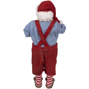 Clayre & Eef 65234 Kerstman Decoratie Rood 16x8x28 cm