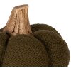 Clayre & Eef 65248 Decoratieve Pompoen Groen Ø 9x8 cm