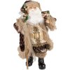 Clayre & Eef 65260 Kerstman Bruin Beige 26x16x47 cm Decoratie in landelijke stijl