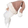 Clayre & Eef 65266 Hanger Kerstman Wit Roze 10x9x28 cm