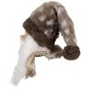 Clayre & Eef 65270 Hanger Kerstman Bruin Wit 10x9x28 cm Landelijke stijl