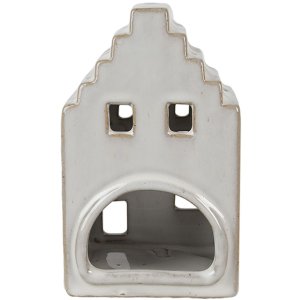 Clayre & Eef 6CE1588M Kaarshouder Kerst Cottage Beige 9x7x14 cm
