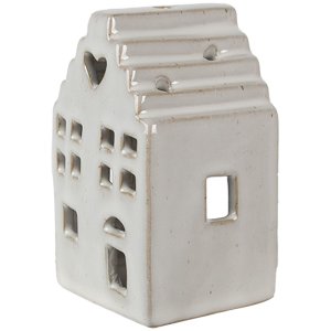 Clayre & Eef 6CE1588S Theelichthouder Kerst Cottage...