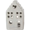 Clayre & Eef 6CE1588S Theelichthouder Kerst Cottage Beige 7x6x11 cm