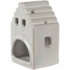 Clayre & Eef 6CE1588S Theelichthouder Kerst Cottage Beige 7x6x11 cm