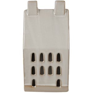 Clayre & Eef 6CE1591L Decoratiehuisje met LED Beige...
