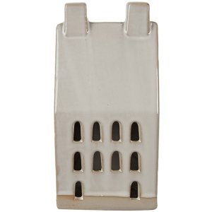 Clayre & Eef 6CE1591M Decoratiehuisje met LED Beige...