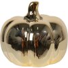 Clayre & Eef 6CE1595 Decoratieve Pompoen Goudkleurig Ø 9x8 cm