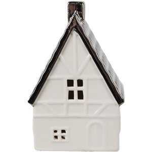 Clayre & Eef 6CE1597M Decoratiehuisje met LED Beige...