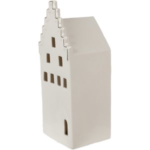 Clayre & Eef 6CE1598L Decoratiehuisje met LED Beige,...