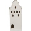 Clayre & Eef 6CE1599L Decoratiehuisje met LED Beige, Goudkleurig 8x8x20 cm