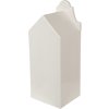 Clayre & Eef 6CE1599L Decoratiehuisje met LED Beige, Goudkleurig 8x8x20 cm