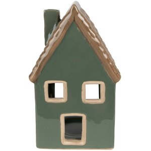 Clayre & Eef 6CE1601 Kaarshouder Kerst Cottage Groen...