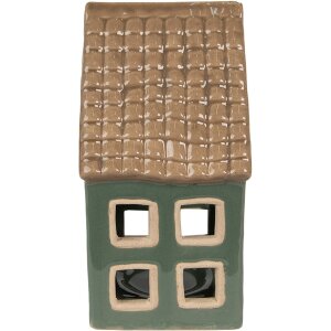 Clayre & Eef 6CE1601 Kaarshouder Kerst Cottage Groen...