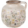 Clayre & Eef 6CE1611L Sierkan Beige Geel Ø 17x16 cm