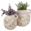 Clayre & Eef 6CE1611L Sierkan Beige Geel Ø 17x16 cm