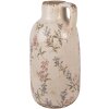 Clayre & Eef 6CE1614 Sierkan Beige Roze Ø 13x25 cm Landelijke stijl